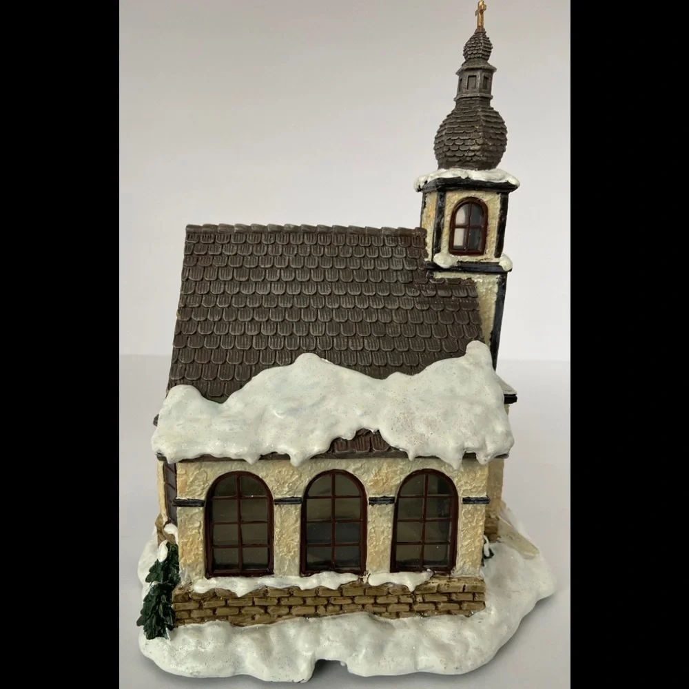 HAWTHORNE CHRISTMAS VILLAGE “RARE”-  HOLY NIGHT CHAPEL - Picture 6 of 15